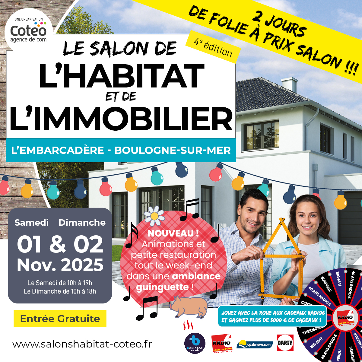 Affiche du Salon de l'Habitat de Boulogne-sur-mer 2